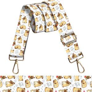 Fun Dog Pattern Adjustable Strap for Handbags - Durable & Stylish Comfort